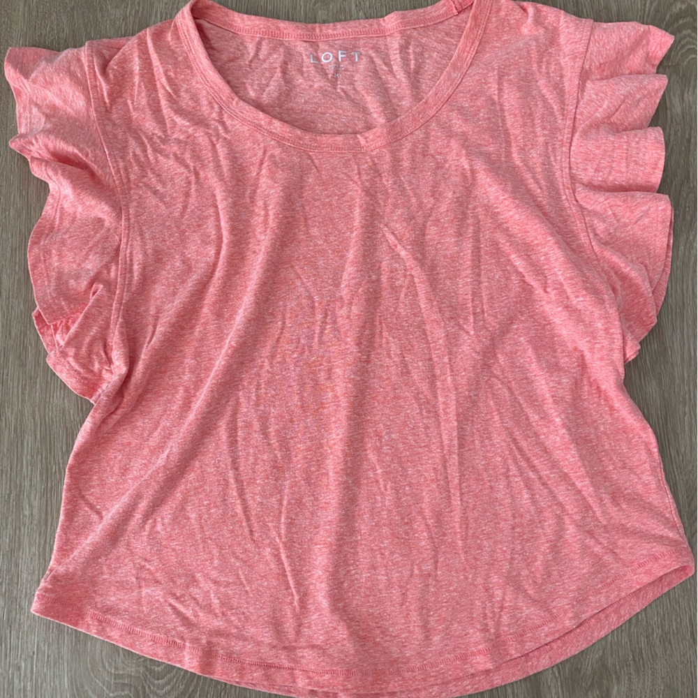 Ruffled t shirt from Loft
